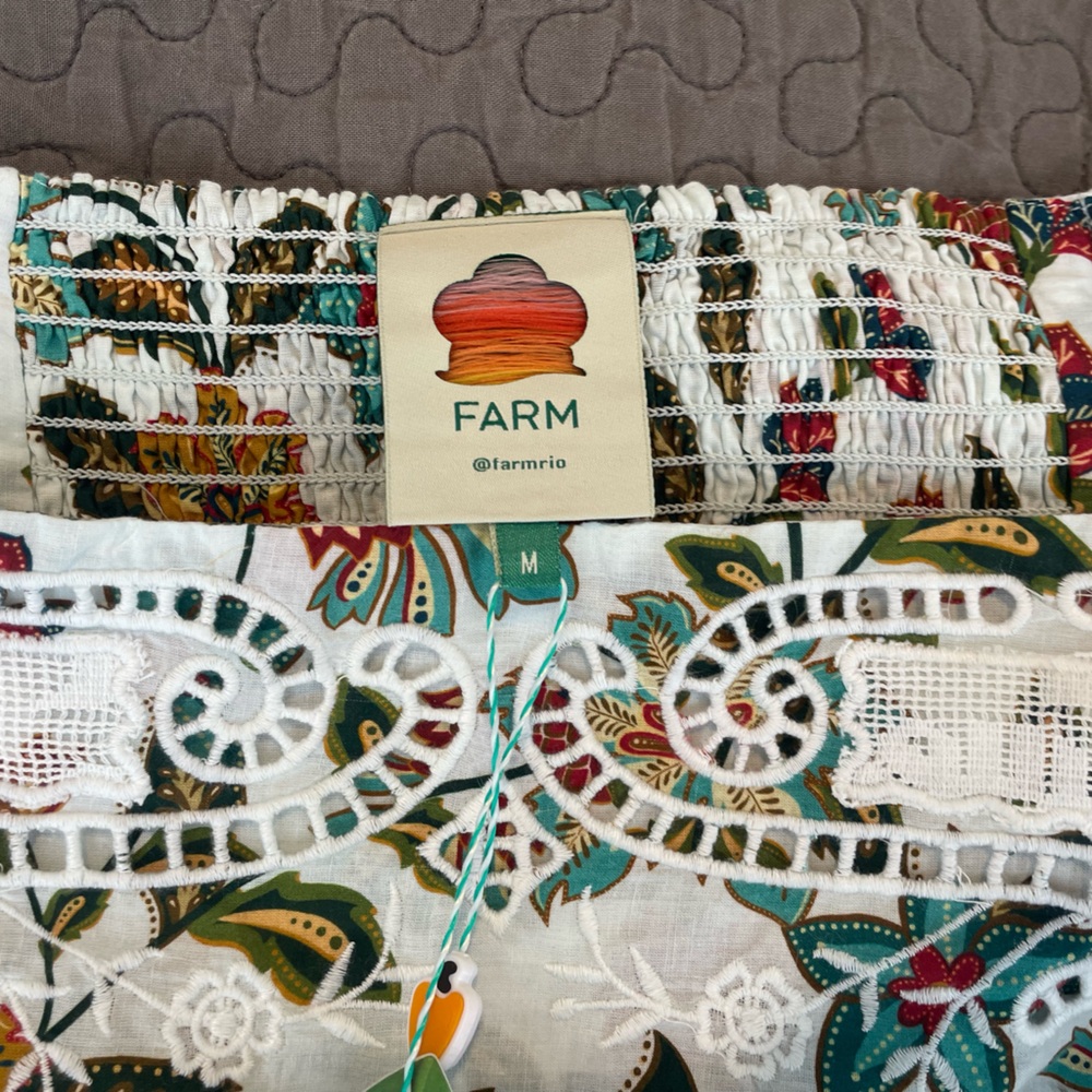 FARM Rio NWT Embroidered Blouse - Picture 4 of 7